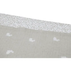 Jollein 2 Pack Burp Cloth Hydrophill 70x70 Cm Gestippeld Rabbit Nougat -Kleine Wondertjes jollein 2 pack burp cloth hydrophill 70x70 cm gestippeld rabbit nougat a385408 3