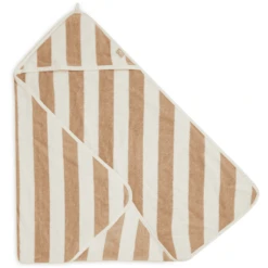 Jollein Badhanddoek Met Kap Stripe Terry 75x75cm Biscuit 6 Jollein Badhanddoek Met Kap Stripe Terry 75x75cm Biscuit -Kleine Wondertjes jollein badhanddoek met kap stripe terry 75x75cm biscuit a385396 1