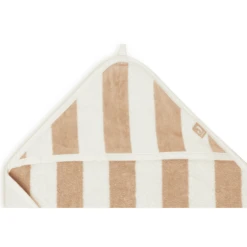 Jollein Badhanddoek Met Kap Stripe Terry 75x75cm Biscuit 8 Jollein Badhanddoek Met Kap Stripe Terry 75x75cm Biscuit -Kleine Wondertjes jollein badhanddoek met kap stripe terry 75x75cm biscuit a385396 3