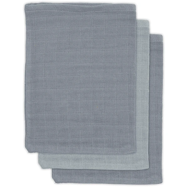Jollein Bamboo Washandje 3-pack Stormgrijs 2 Jollein Bamboo Washandje 3-pack Stormgrijs - Afbeelding 2