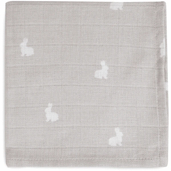 Jollein Burp Doekje Mousseline 2-pack Rabbit Nougat 3 Jollein Burp Doekje Mousseline 2-pack Rabbit Nougat - Afbeelding 3