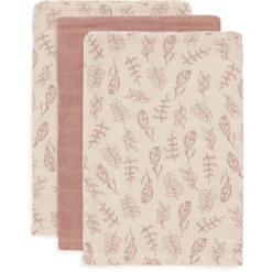 Jollein Gaas Washandje 3-pack Meadow Rozenhout -Kleine Wondertjes jollein gaas washandje 3 pack meadow rozenhout a326904 3