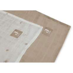 Jollein Gaasdeken Knuffeldeken 115x115cm 2-Pack Pointelle Sun Biscuit -Kleine Wondertjes jollein gaasdeken knuffeldeken 115x115cm 2 pack pointelle sun biscuit a385482 3