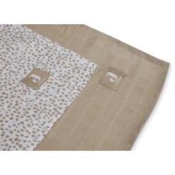 Jollein Gaasdeken Mousseline 115x115cm 2-Pack Gestippeld -Kleine Wondertjes jollein gaasdeken mousseline 115x115cm 2 pack gestippeld a385475 3