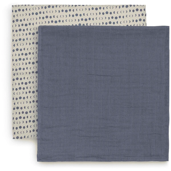 Jollein Gaasluiers 2-pack Maan Light 115 X 115 Cm 1 Jollein Gaasluiers 2-pack Maan Light 115 X 115 Cm