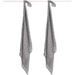 Jollein Gaasluiers 2-pack Spot Stormgrijs 110x110cm -Kleine Wondertjes jollein gaasluiers 2 pack spot stormgrijs 110x110cm a300545 3