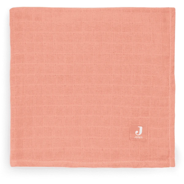 Jollein Gaasluiers 3-pack Meadow Rozenhout 70 X 70 Cm 3 Jollein Gaasluiers 3-pack Meadow Rozenhout 70 X 70 Cm - Afbeelding 3