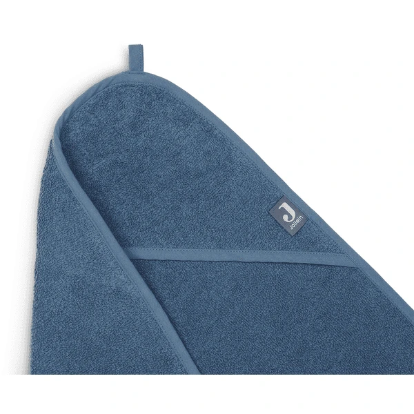 Jollein Hooded Towel Badstof Jeans Blauw 75 X 75 Cm 3 Jollein Hooded Towel Badstof Jeans Blauw 75 X 75 Cm - Afbeelding 3