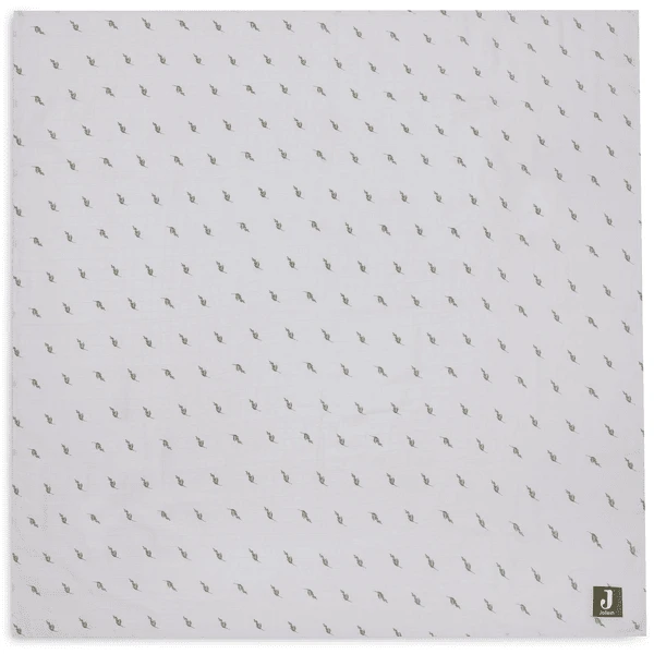 Jollein Knuffeldeken Mousseline 115x115 Cm Olive - Leaf Green 1 Jollein Knuffeldeken Mousseline 115x115 Cm Olive - Leaf Green