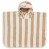 Jollein Zwemponcho Stripe Terry Biscuit