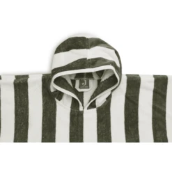 Jollein Zwemponcho Stripe Terry Leaf Green -Kleine Wondertjes jollein zwemponcho stripe terry leaf green a385390 2