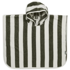 Jollein Zwemponcho Stripe Terry Leaf Green