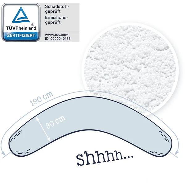 JULIUS ZÖLLNER Verpleegkussen Nappi Organic Grape 5 JULIUS ZÖLLNER Verpleegkussen Nappi Organic Grape - Afbeelding 5