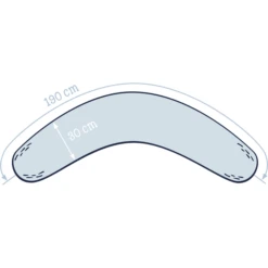 JULIUS ZÖLLNER Verpleegkussenhoes Terra Dusty Roos -Kleine Wondertjes julius zoellner verpleegkussenhoes terra dusty roos a301002 1