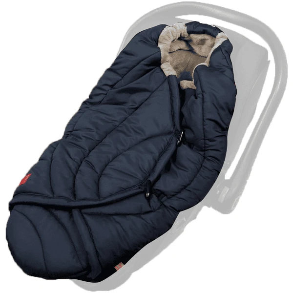 KAISER Voetenzak CooCoon Navy/ Licht Grijs 2 KAISER Voetenzak CooCoon Navy/ Licht Grijs - Afbeelding 2