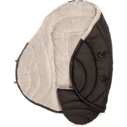 KAISER Voetenzak CooCoon Zwart/lichtgrijs -Kleine Wondertjes kaiser voetenzak coocoon zwart lichtgrijs a330817 2