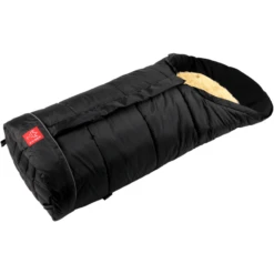 KAISER Voetenzak SHEEPY Met Lamsvacht Zwart -Kleine Wondertjes kaiser voetenzak sheepy met lamsvacht zwart a143940 3