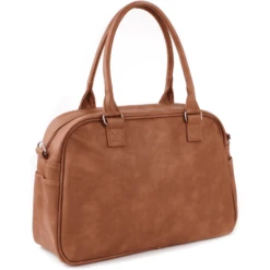 Kidzroom Luiertas Coloured Stars Diaper Bag Cognac -Kleine Wondertjes kidzroom luiertas coloured stars diaper bag cognac a209577 1