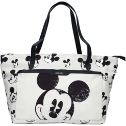 Kidzroom Shopping Tas Mickey Mouse Iets Speciaals Sand -Kleine Wondertjes kidzroom shopping tas mickey mouse iets speciaals sand a382883 1