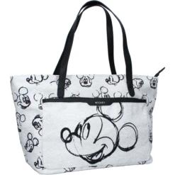 Kidzroom Shopping Tas Mickey Mouse Something Special Grijs -Kleine Wondertjes kidzroom shopping tas mickey mouse something special grijs a382874 4