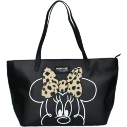 Kidzroom Shopping Zakje Minnie Mouse Swetter Than Honey Black -Kleine Wondertjes kidzroom shopping zakje minnie mouse swetter than honey black a382889 1