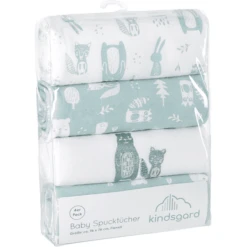 Kindsgard Spuugdoeken Handklad 4-pack Mint