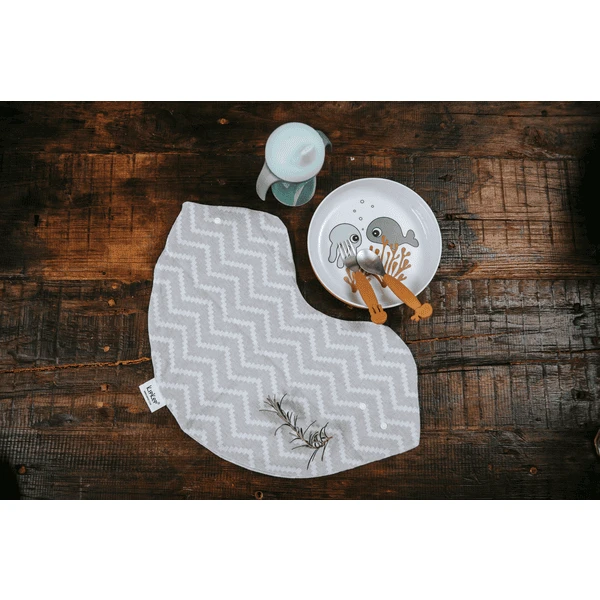 KipKep 3in1 Boerendoek Slabbetje Kisses4You Silver Grijs 5 KipKep 3in1 Boerendoek Slabbetje Kisses4You Silver Grijs - Afbeelding 5