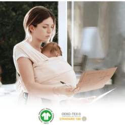 KOALA BABY CARE ® Draagdoek Cuddle Band 2 - Sand Roze -Kleine Wondertjes koala baby care draagdoek cuddle band 2 sand roze a408323 3