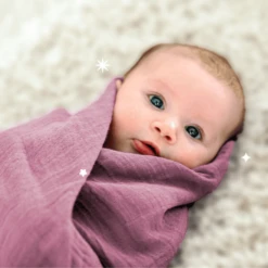 KOALA BABY CARE ® Gaasluier Soft Touch 120 X 120 Cm 2-pack - Paars -Kleine Wondertjes koala baby care gaasluier soft touch 120 x 120 cm 2 pack paars a408318 2