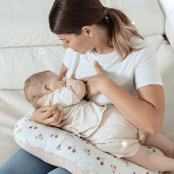 KOALA BABY CARE ® Hug Baby Voedingskussen - Roze 2 KOALA BABY CARE ® Hug Baby Voedingskussen - Roze - Afbeelding 2