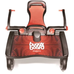 Lascal Buggy Board Maxi+ Met Zitje, Rood 7 Lascal Buggy Board Maxi+ Met Zitje, Rood -Kleine Wondertjes lascal buggy board maxi met zitje rood a257970 2