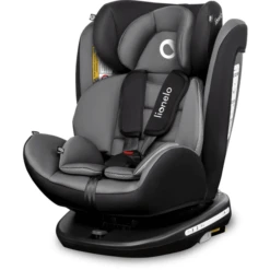 Lionelo Autostoel Bastiaan Grijs Black Base