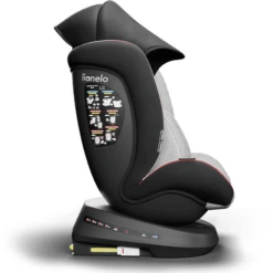 Lionelo Autostoel Bastiaan One Grey Stone Black -Kleine Wondertjes lionelo autostoel bastiaan one grey stone black a308609 4