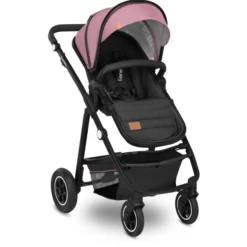 Lionelo Combi Kinderwagen Amber 3 In 1 Pink Rose -Kleine Wondertjes lionelo combi kinderwagen amber 3 in 1 pink rose a375260 2