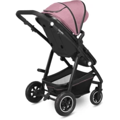 Lionelo Combi Kinderwagen Amber 3 In 1 Pink Rose -Kleine Wondertjes lionelo combi kinderwagen amber 3 in 1 pink rose a375260 4