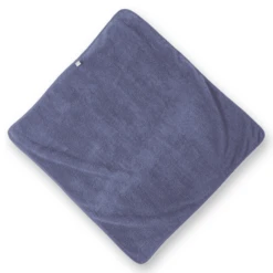 LITTLE Badcape Beer 80x80 Cm Donker Blauw -Kleine Wondertjes little badcape beer 80x80 cm donker blauw a321022 2