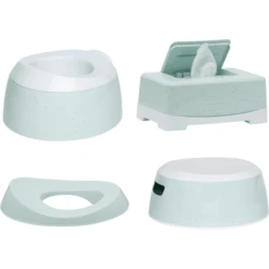 Luma ® Baby Care Toilet Training Set Spikkels Mint -Kleine Wondertjes luma baby care toilet training set spikkels mint a340549 1