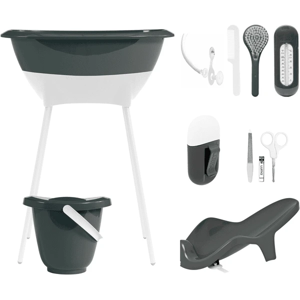 Luma® Babycare Bad- En Verzorgingsset Dark Grey 1 Luma® Babycare Bad- En Verzorgingsset Dark Grey