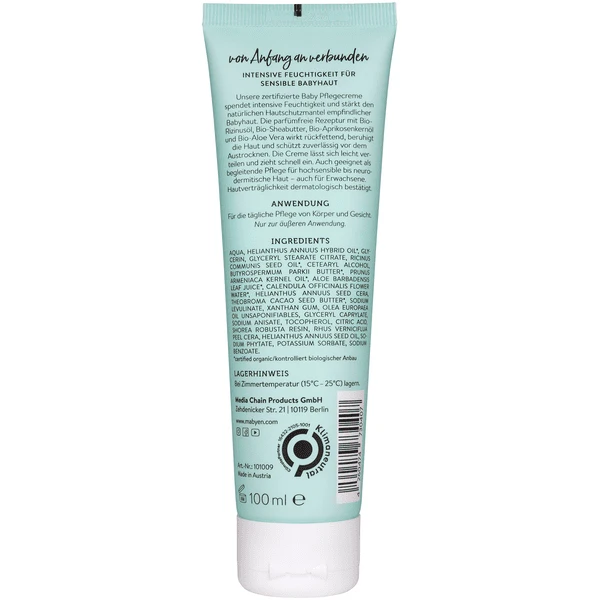MaBYeN Babyverzorging Creme 100 Ml 4 MaBYeN Babyverzorging Creme 100 Ml - Afbeelding 4