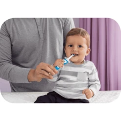 MAM Learn To Brush Set Jongens 6+ Maanden -Kleine Wondertjes mam learn to brush set jongens 6 maanden a014118 3