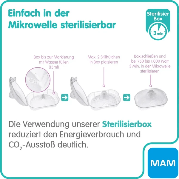 MAM Verplegingsmuts Maat M 2 Stuks 5 MAM Verplegingsmuts Maat M 2 Stuks - Afbeelding 5