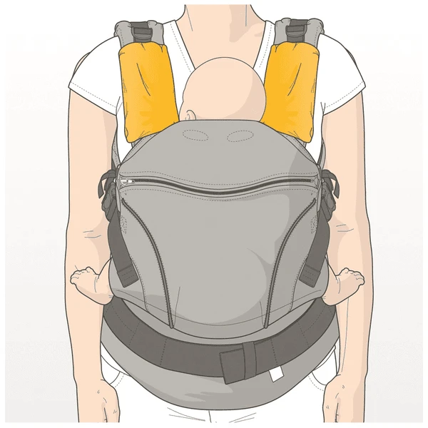 Manduca Harnasbeschermer FumBee Limited Edition RainbowDay 3 Manduca Harnasbeschermer FumBee Limited Edition RainbowDay - Afbeelding 3