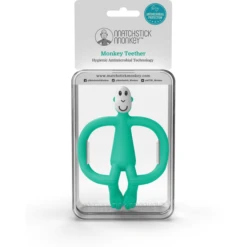 Matchstick Monkey Bijtring Aap, Groen -Kleine Wondertjes matchstick monkey bijtring aap groen a369701 4
