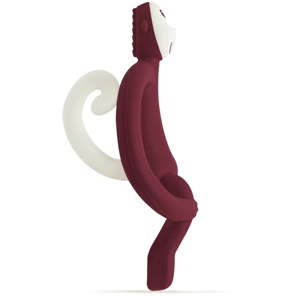 Matchstick Monkey Bijtring Aap Original , Wijnrood 4 Matchstick Monkey Bijtring Aap Original , Wijnrood - Afbeelding 4