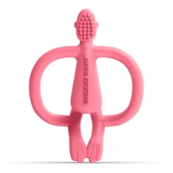Matchstick Monkey Bijtring Aap, Roze -Kleine Wondertjes matchstick monkey bijtring aap roze a369702 2