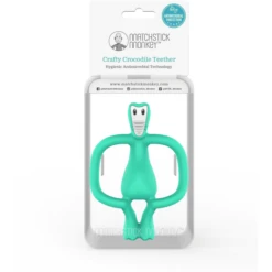 Matchstick Monkey Bijtring Crafty Krokodil -Kleine Wondertjes matchstick monkey bijtring crafty krokodil a369607 4