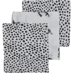 Meyco Boerendoeken 3-Pack Zebra Dier/Cheetah 30 X 30 Cm
