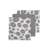 Meyco Burpdoeken 3-pack Panter Neutraal/grijs 30 X 30 Cm