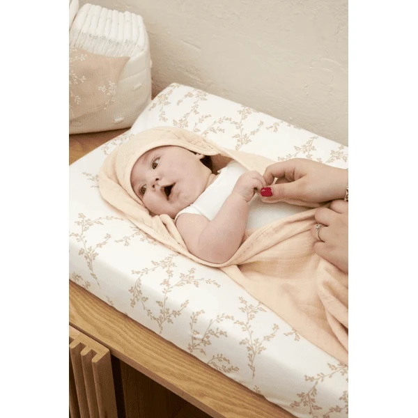 Meyco Hooded Handdoek Uni Soft Peach 2 Meyco Hooded Handdoek Uni Soft Peach - Afbeelding 2