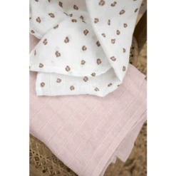 Meyco Mousseline Katoenen Doek 2 Pak Mini Panter -Kleine Wondertjes meyco mousseline katoenen doek 2 pak mini panter a378687 2